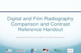 Digital and Film Radiography Comparison and Contrast Reference ...
