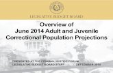 Overview of June 2014 Adult and Juvenile Correctional Population ...