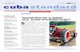 Cuba Standard Monthly Article