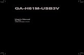 Gigabyte GA-H61M-USB3V LGA1155 Micro ATX Motherboard