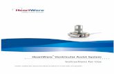 HeartWare Ventricular Assist System Instructions for Use