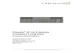 FibeAir ® IP-10 E-Series Compact Long Haul Product Description