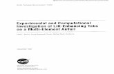 Experimentaland Computational Investigationof Lift-EnhancingTabs ...