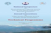 Technical Programme of Symposium