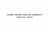 Tamil Nadu Solar Energy Policy