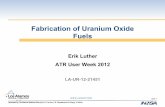 Fabrication of Uranium Oxide Fuels