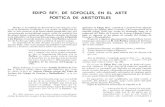 EDIPO REY, DE SOFOCLES, EN EL ARTE POETICA DE ...
