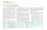 Taking Advantage of Crystal Reports