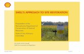 SHELL'S APPROACH TO SITE RESTORATION