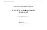 2Q 2010 Issue Analog Applications Journal