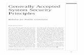 Generally Accepted System Security Principles (GASSP)
