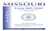 2014 Form MO-1040 Instructions