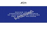 Review of the Corporate Governance of Statutory Authorities and ...