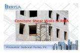 Concrete Shear Walls in RISA