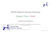 ASTM Medical Device Cleaning: Design, Clean, Verify