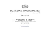 HOUSEHOLD INTEGRATED ECONOMIC SURVEY (HIES)