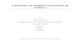 A REVIEW OF FOREST FINANCING IN AFRICA
