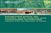 Integrated policy for forests, food security and sustainable livelihoods