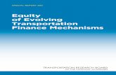 Equity of Evolving Transportation Finance Mechanisms