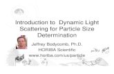 Introduction to Dynamic Light Scattering for Particle Size ...