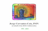 Jorge Cervantes-Cota, ININ