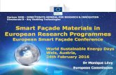 Smart Windows in European Research Programmes European ...