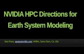 NVIDIA HPC Directions for Earth System Modeling