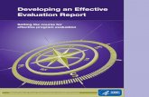 Developing an Effective Evaluation Report: Setting the course for ...