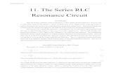 11. The Series RLC Resonance Circuit