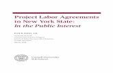Project Labor Agreements in New York State: In the Public Interest