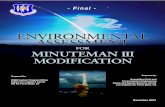 Final EA for MM III Modification