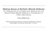 Making Sense of Ballistic Missile Defense: