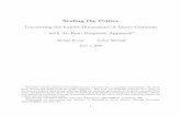 Scaling the Critics Uncovering the Latent Dimensions of Movie ...