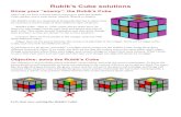 Rubik's Cube solutions in PDF