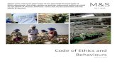 Code of Ethics and Behaviours
