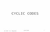 Cyclic Codes (PPT)