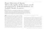 Fast Electro-Optic Wavelength Selection and Frequency Modulation ...
