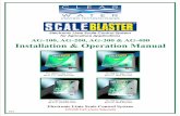 ScaleBLASTER® AG-100 & AG-200 Installation & Operation Manual