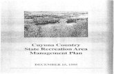 Cuyuna Country State Recreation Area Management Plan 1995