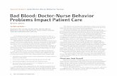 Bad Blood: Doctor-Nurse Behavior Problems Impact Patient Care