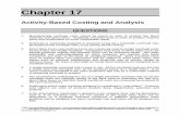 Chapter 17 Activity-Based Costing and Analysis QUESTIONS