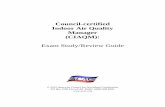 Council-certified Indoor Air Quality Manager (CIAQM): Exam Study ...