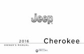 2016 Jeep Cherokee Owner's Manual