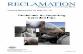 Guidelines for Reporting Corroded Pipe