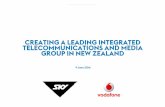 CREATING A LEADING INTEGRATED TELECOMMUNICATIONS ...