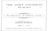 The Port Stephens Blacks: Recollections of William Scott