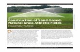 Construction of Sand-based, Natural Grass Athletic Fields