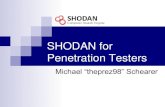 SHODAN for Penetration Testers