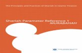 Shariah Parameter Reference 1 MURABAHAH