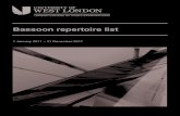 Bassoon repertoire list